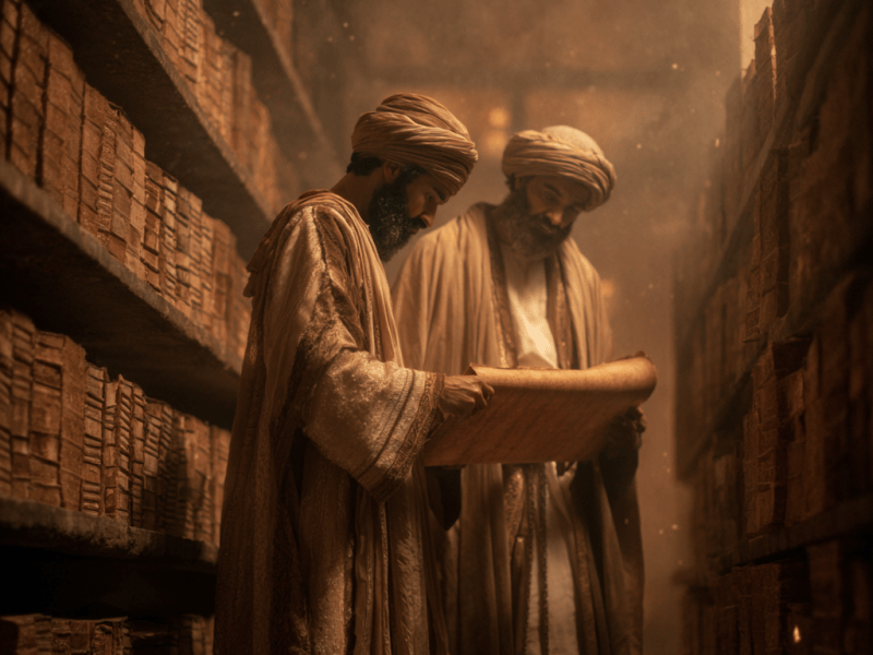 エズラ第記1章（キュロスの勅令、帰還の呼びかけ、神殿器具の返還）