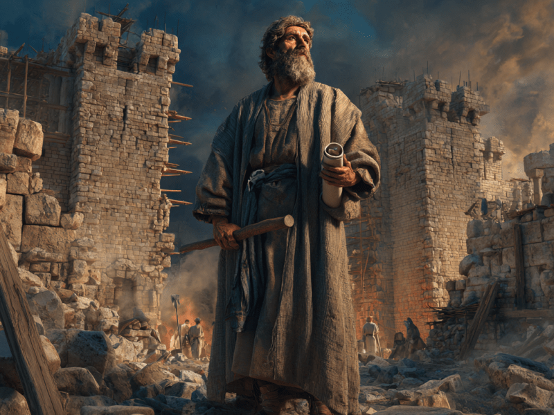 # # ネヘミヤ記第13章（最後の戦い：混入を断ち、安息を守り、宮を清める）